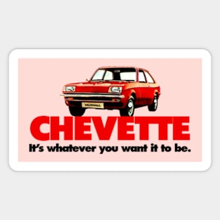 VAUXHALL CHEVETTE - advert Magnet